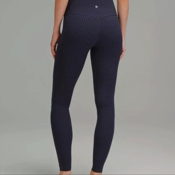 lululemon athletica Pants - Lululemon Align High Rise Pant Legging In Micro Houndstooth 28" Size 2